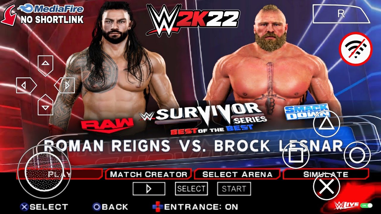 How to play WWE 2K22 in Android, Play wwe 2k22 in android