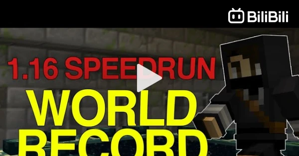 MINECRAFT WORLD RECORD SPEEDRUN IN UNDER 14 MINUTES [13:53] 