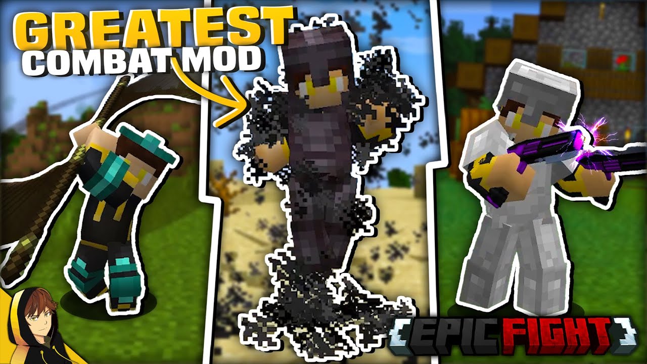 O COMBATE DO MINECRAFT FICOU 1000x MELHOR COM ESTE MOD REALISTA