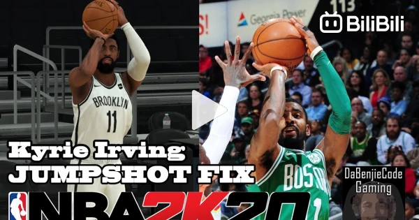 kyrie irving shooting form