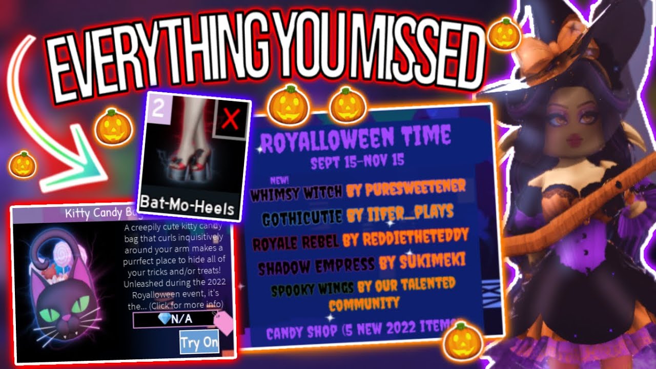 EVERYTHING YOU MIGHTVE MISSED IN HALLOWEEN UPDATE! ROBLOX Royale High  Royalloween Tea - BiliBili