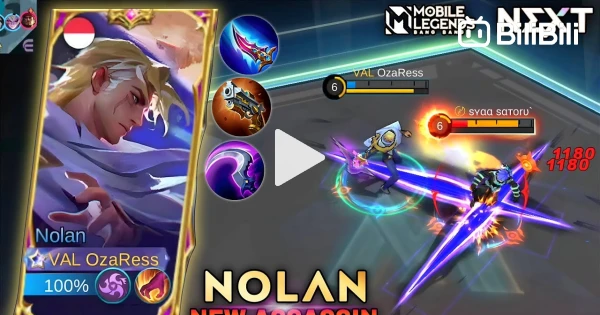 Nolan Mobile Legends , New Hero Nolan Overpower Assassin - Mobile Legends  Bang Bang 