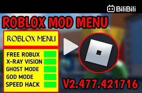 Roblox Mod Menu V2.472.420209😍 Updated With 45 Features No Ban!!!🤩 100%  Working!!😎 - BiliBili