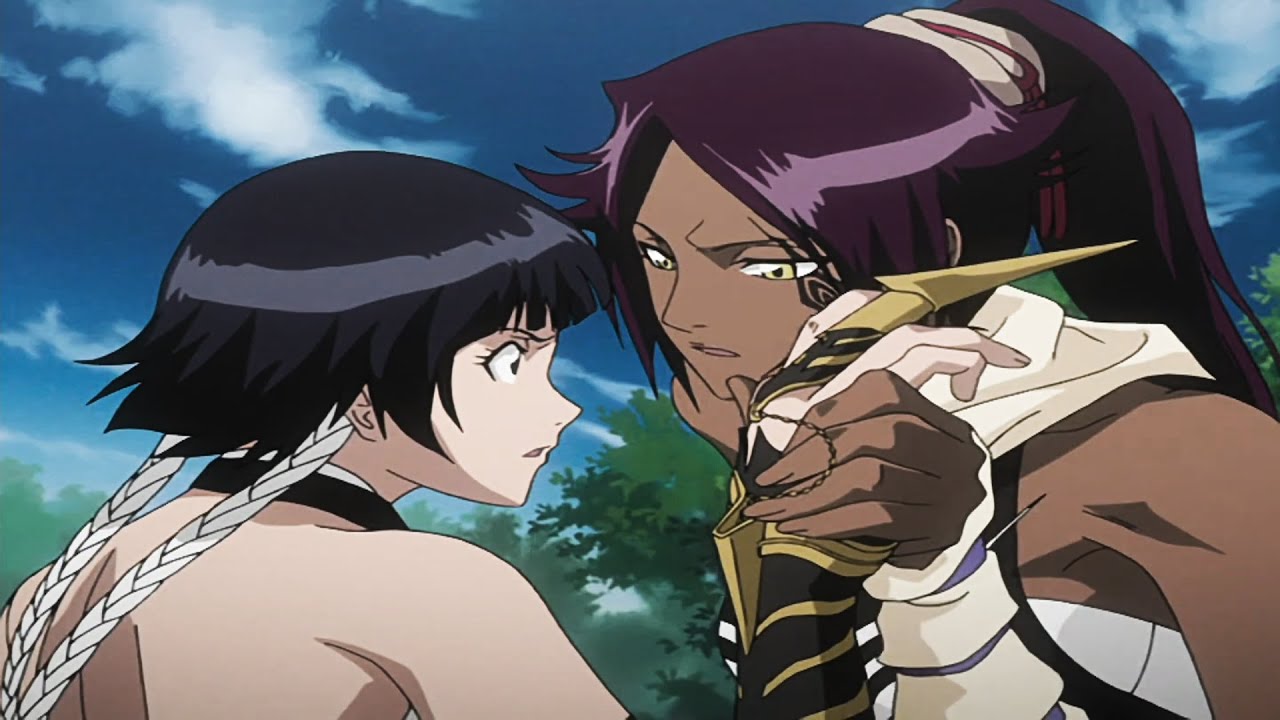 Bleach AMV ] Soi Fon vs Yoruichi - SAIL - FULL HD 