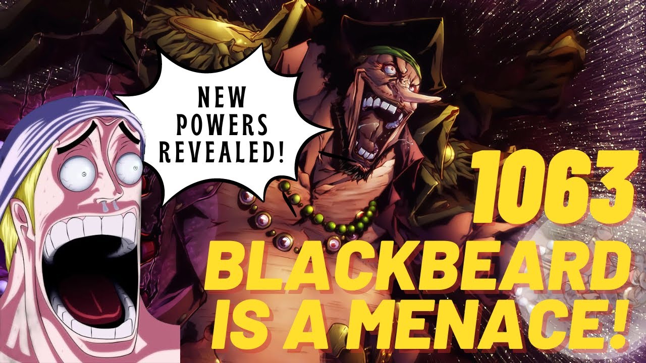 Blackbeard WILL TAKE LAW OPE OPE NO MI? - One Piece 1063 REVIEW 