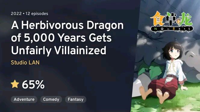 A Herbivorous Dragon of 5,000 Years Gets Unfairly Villainized (TV Series  2022– ) - IMDb