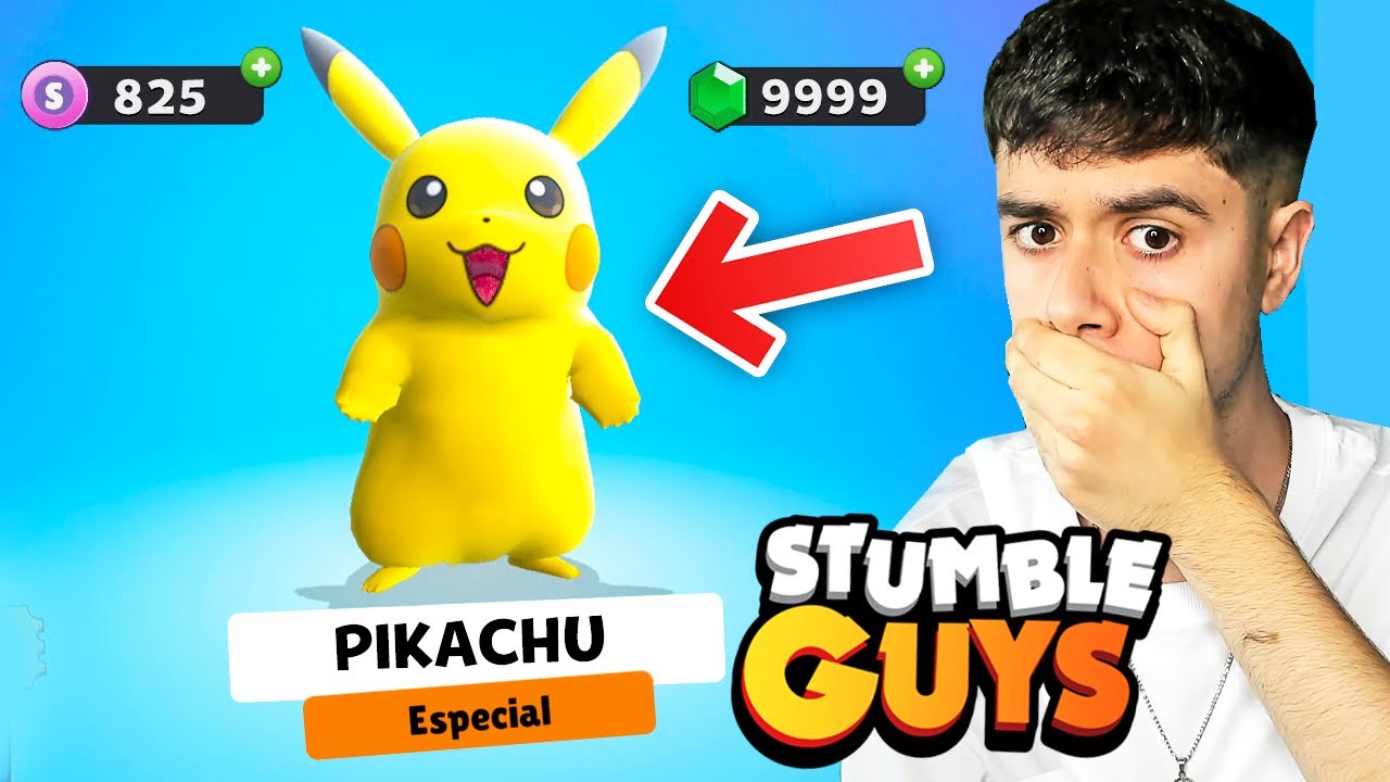 LIBEREI AS SKINS DO POKÉMON NO STUMBLE GUYS 😱 