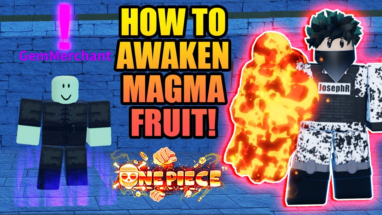 Blox Piece - Roblox - MAGMA FRUIT SHOWCASE ! 