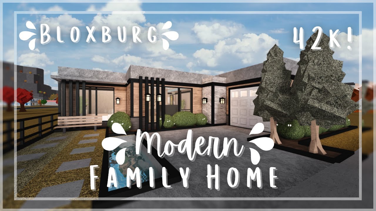 Bloxburg: Modern Family Mansion, Speedbuild