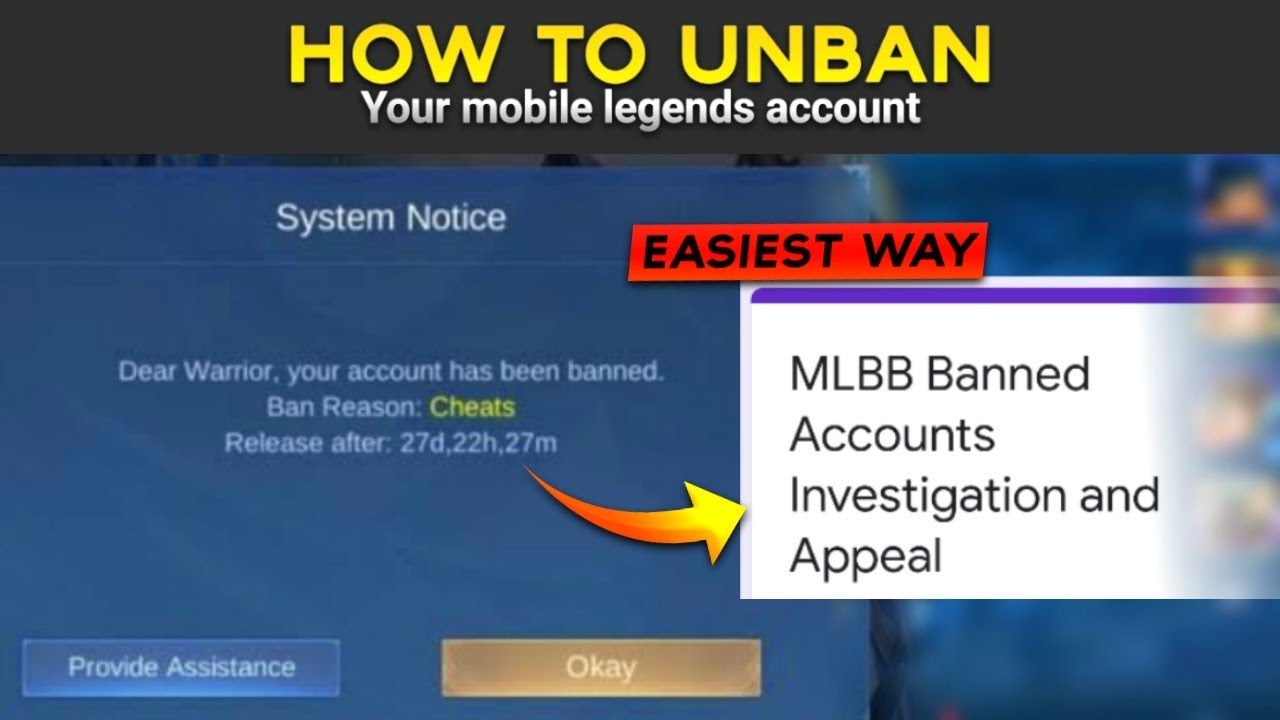 MLBB How to Appeal Recovery of Accounts