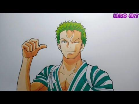 Vẽ Zoro wano Drawing One Piece  YouTube
