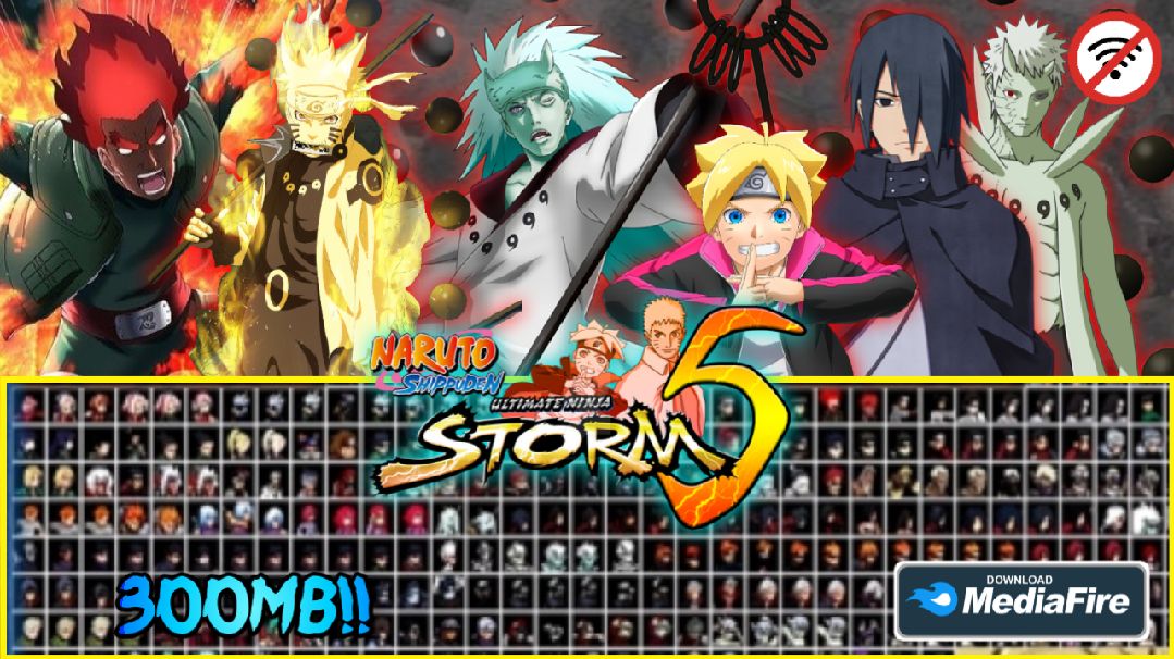 Naruto Shippuden Storm 5 ( + Boruto ) Mugen DUBLADO 2023 (+DOWNLOAD+) 170  chars Dublados 