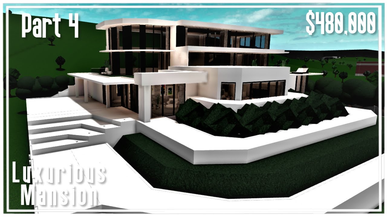 Luxurious Modern Mansion, Welcome To Bloxburg, Part (4/4)