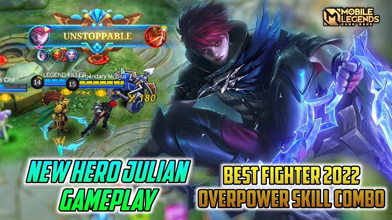 Julian Mobile Legends, Next New Hero Julian Gameplay - Mobile Legends Bang  Bang - BiliBili