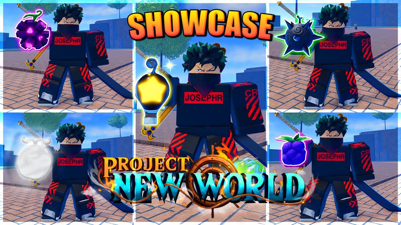 EVERY DEVIL FRUIT SHOWCASE IN A ONE PIECE GAME! (Roblox) 