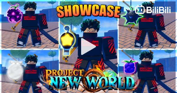 Spin Fruit Showcase  Roblox Project New World 
