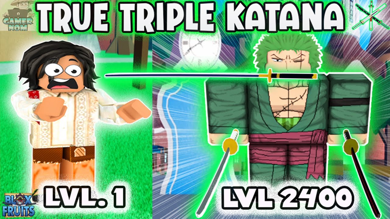 Bloxfruits New Mythical True Triple Katana V2/Rework - BiliBili