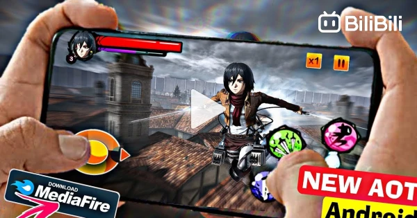 Attack on Titan 3D Android Game Mod Apk Free Download Gameplay - BiliBili
