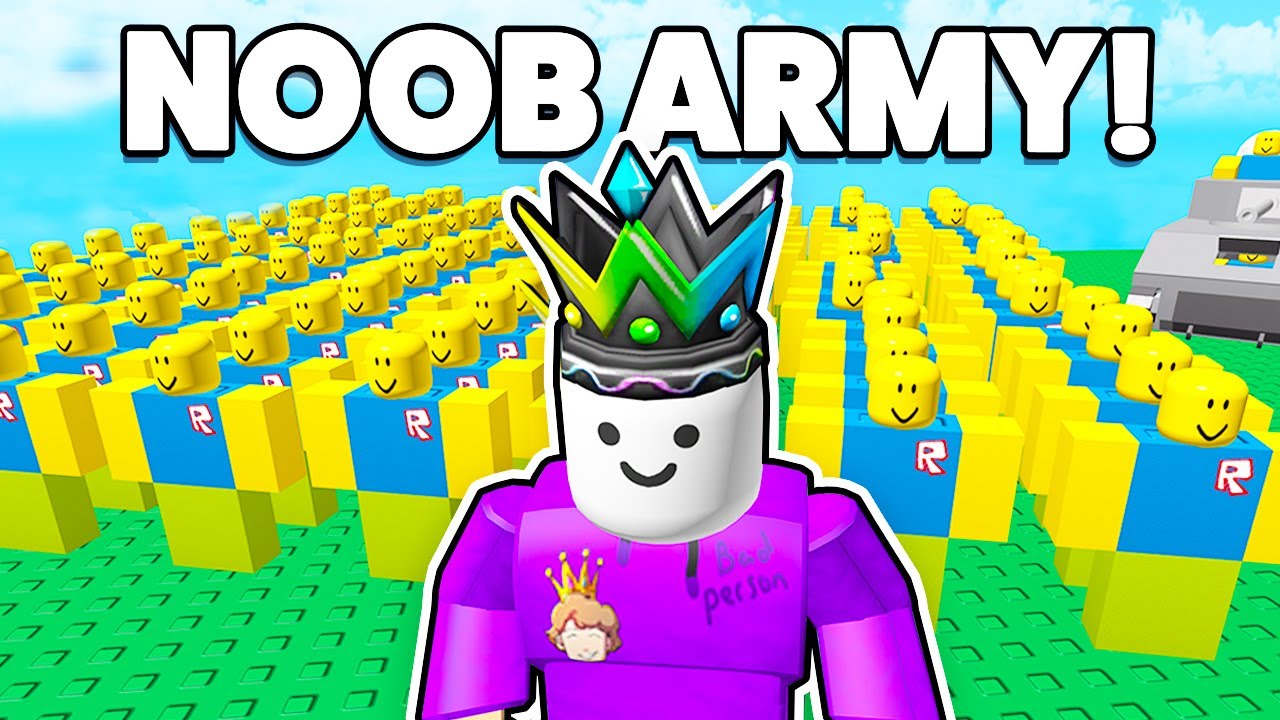 Roblox Noobs Army  Roblox, Noob, Roblox funny