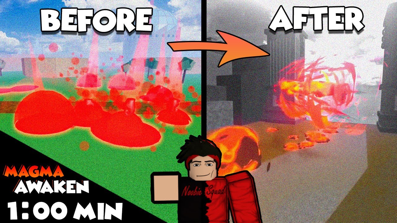 Blox Piece - Roblox - MAGMA FRUIT SHOWCASE ! 