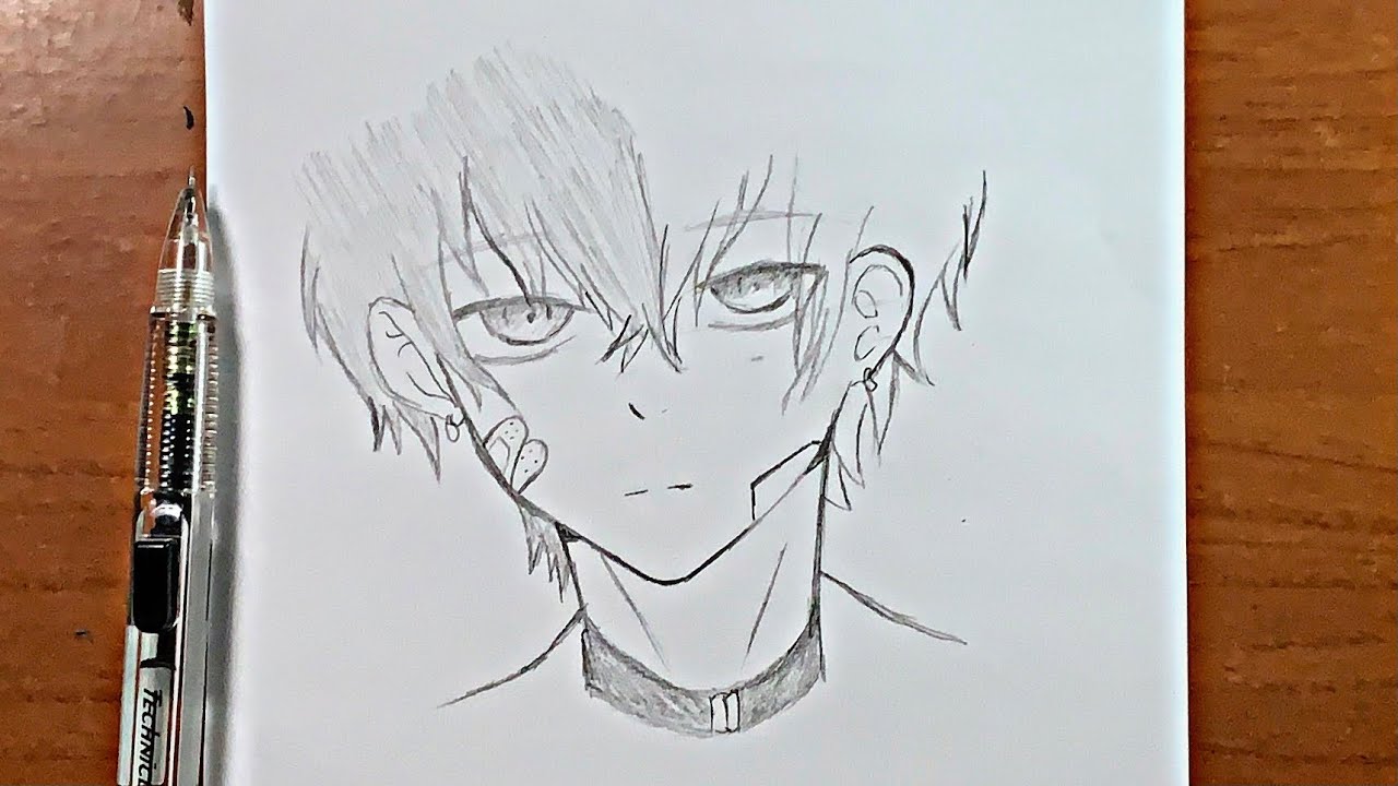 How to Draw Anime Boy Hair  DrawingNow