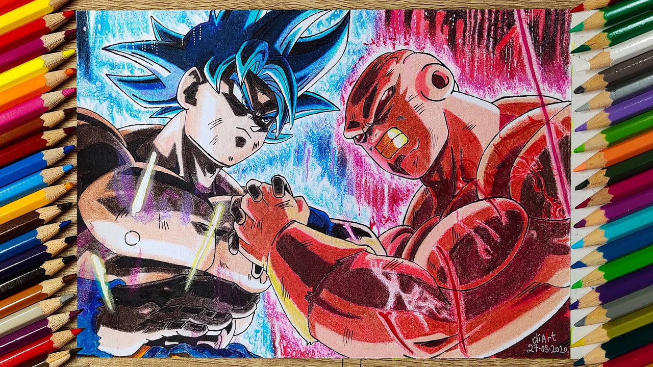 Speed Drawing Goku ultra instinct ( Dragon Ball Super ) 