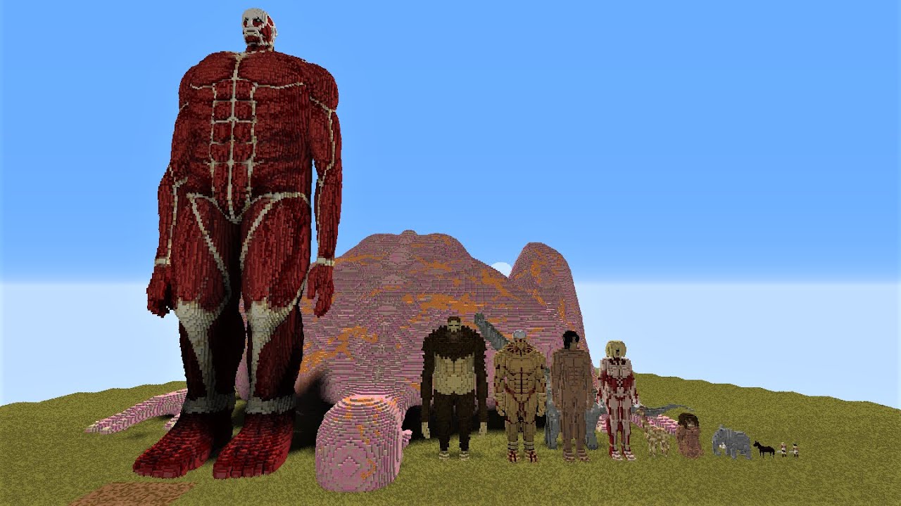 How to play the Attack On Titan minecraft mod! 