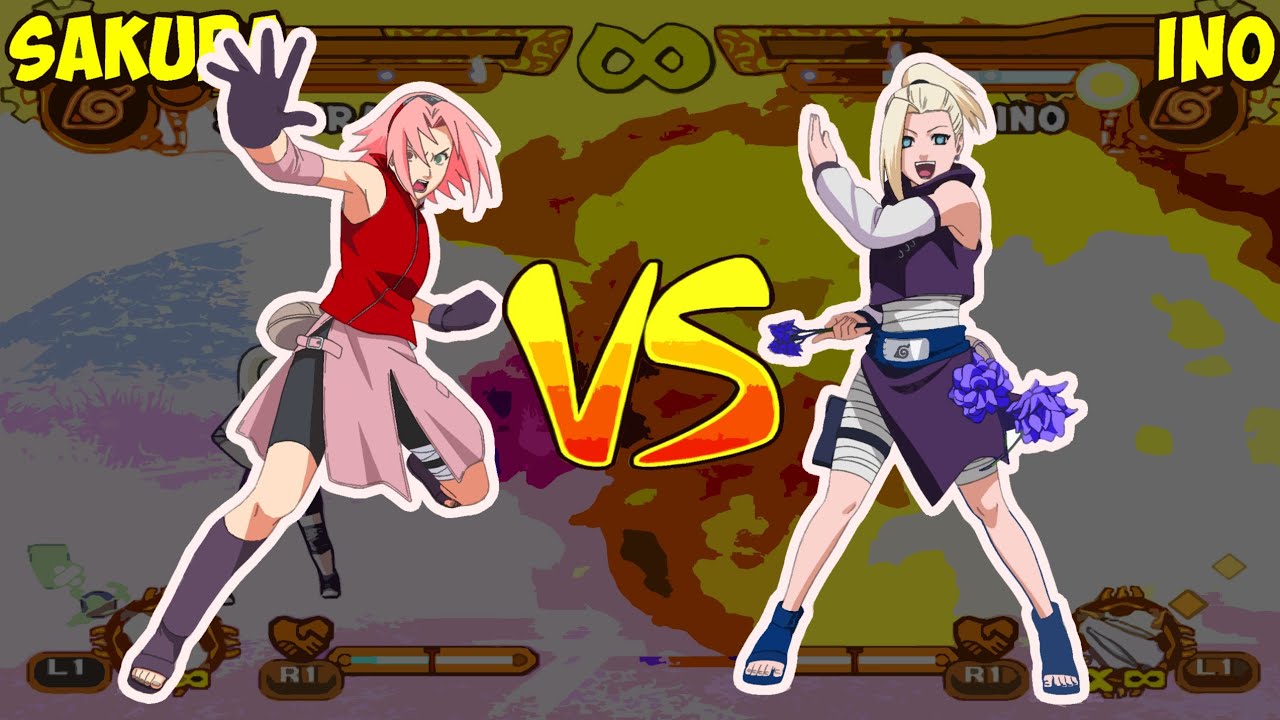 Naruto Gacha Life: Sakura Haruno Vs Ino Yamanaka 