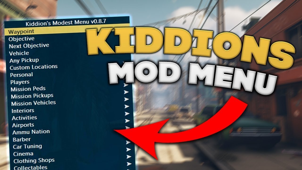 Kiddions mod menu (GTA 5 Mod Menu) - Kiddions download 2023