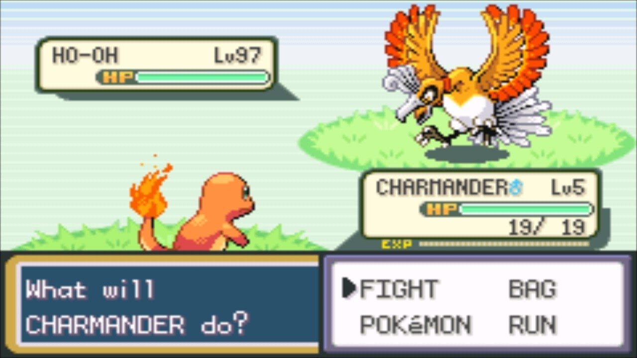 Pokemon Shiny Fire Red (GBA)