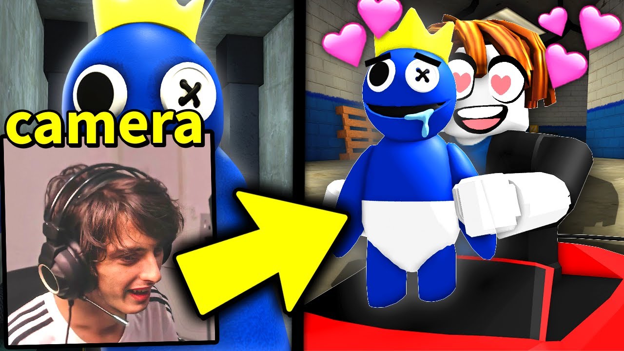 Virei Filho do Azul Babão no Rainbow Friends! 