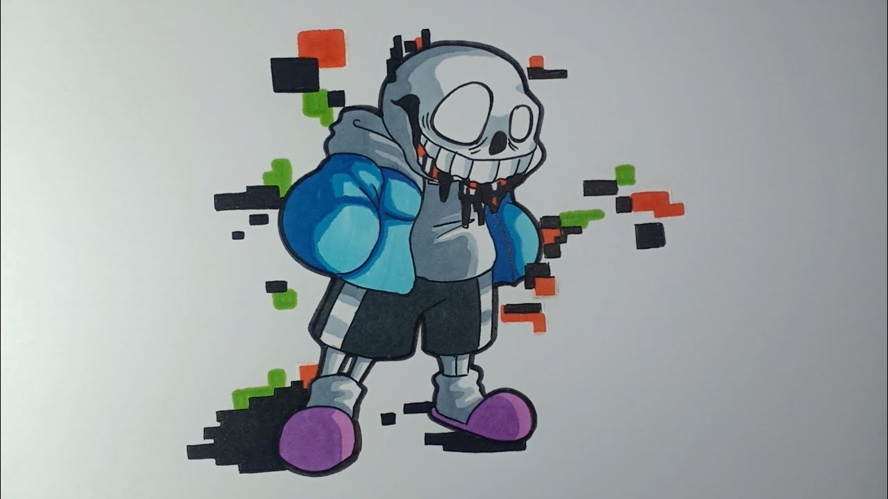 Come learn with us (Pibby!Sans AU)