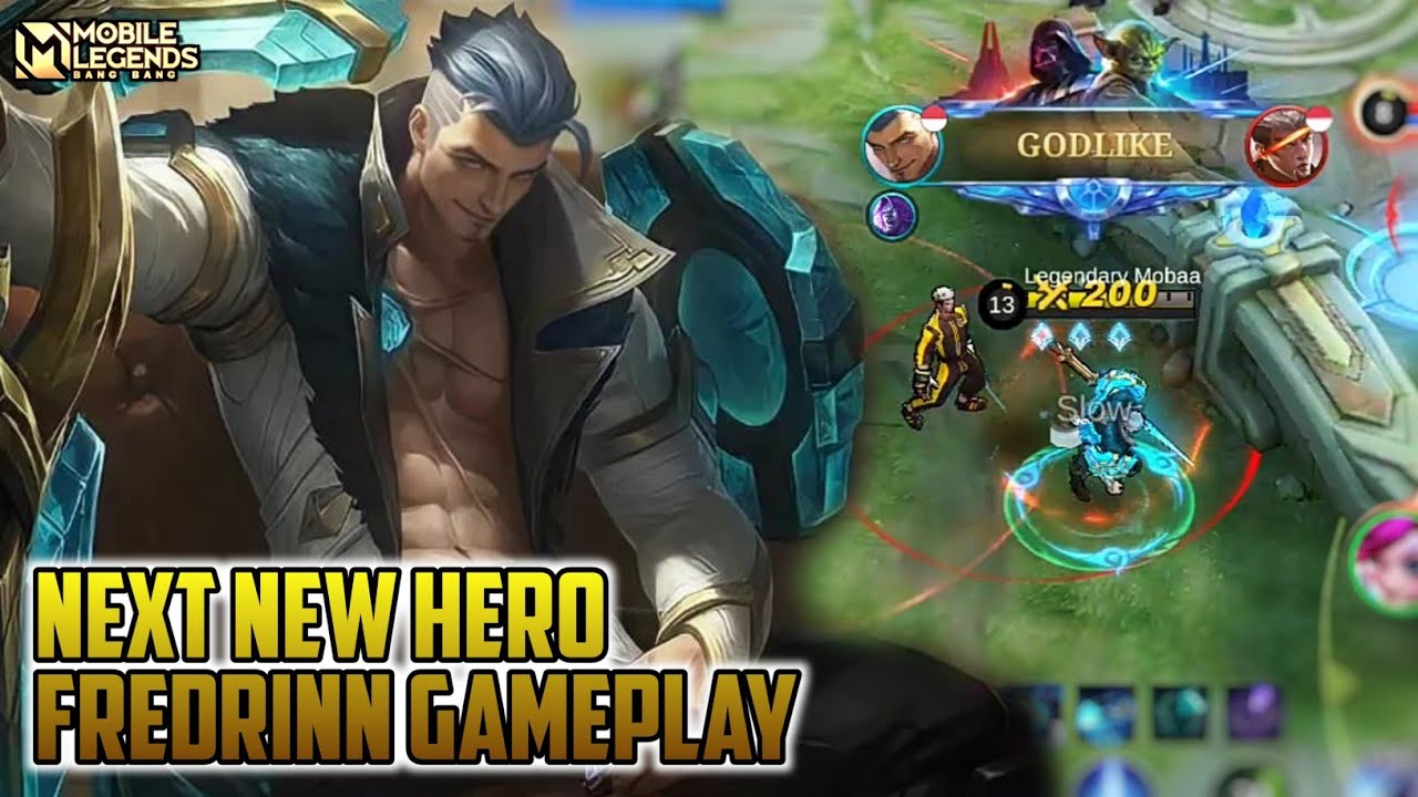 Fredrinn Mobile Legends , Next New Hero Fredrinn Gameplay - Mobile Legends  Bang Bang - BiliBili