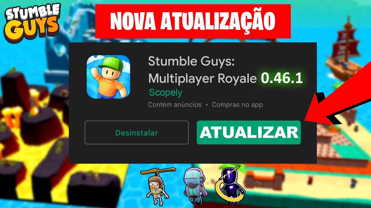 0.46 BETA! COMO ENTRAR na NOVA ATUALIZAÇÃO DO STUMBLE GUYS! 