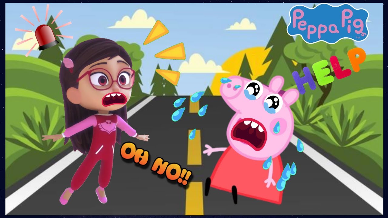 Boo Boo Song with Peppa Pig  Family Kids Cartoon 