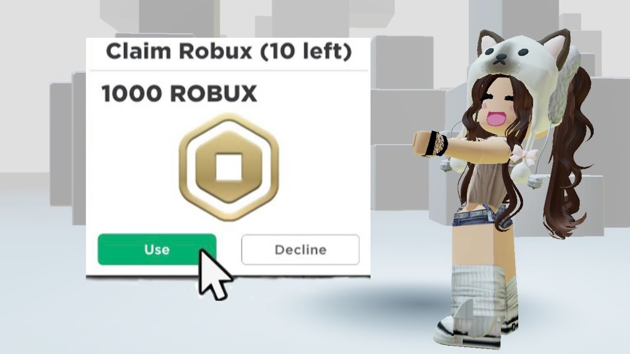 HOW TO GET FREE ITEMS ON ROBLOX - BiliBili