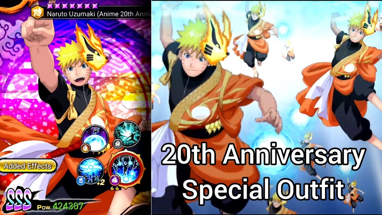 Naruto 20th Annniversary VS Sasuke 20th Anniversary - Naruto x Boruto Ninja  Voltage - BiliBili