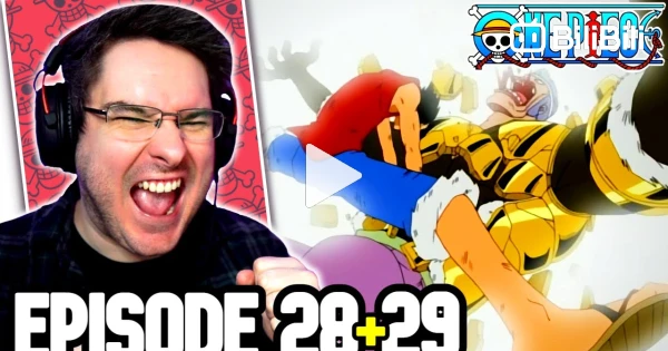 LUFFY VS DON KRIEG!, One Piece Episode 28 & 29 REACTION