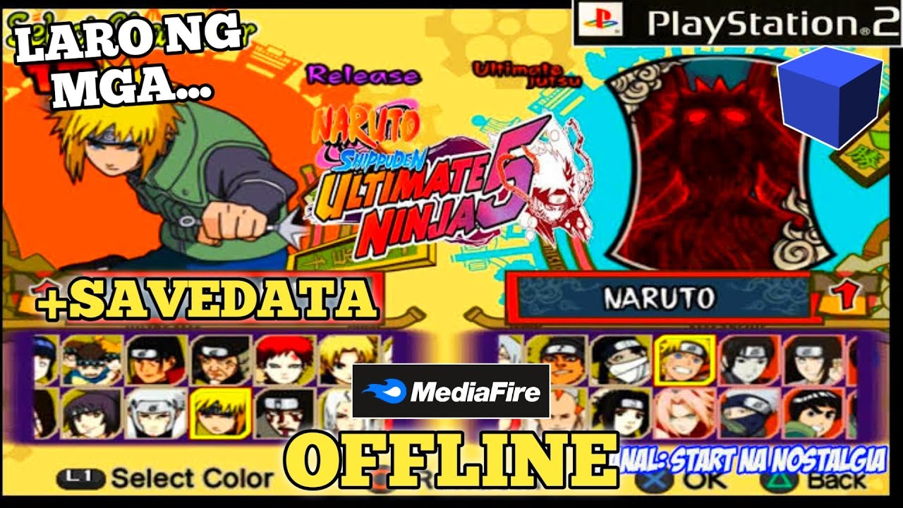 Naruto Shippuden: Ultimate Ninja 5 Opening and All Characters [PS2