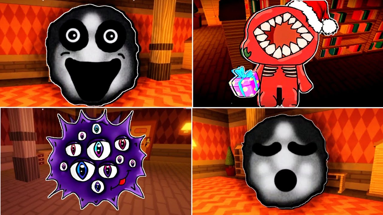 Doors But Kawaii All New Monsters Jumpscares Roblox 