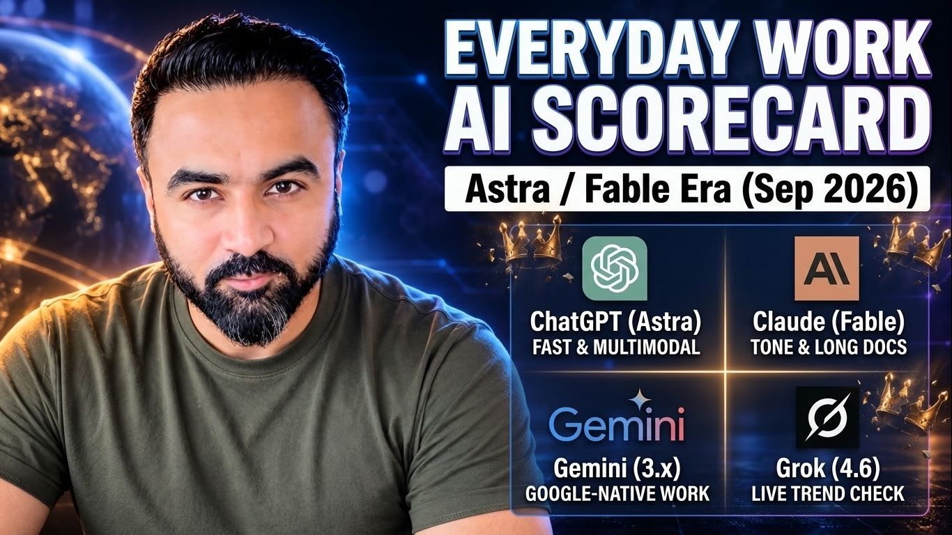 Sep 2026 AI Scorecard: ChatGPT vs Claude vs Gemini vs Grok for Real ...