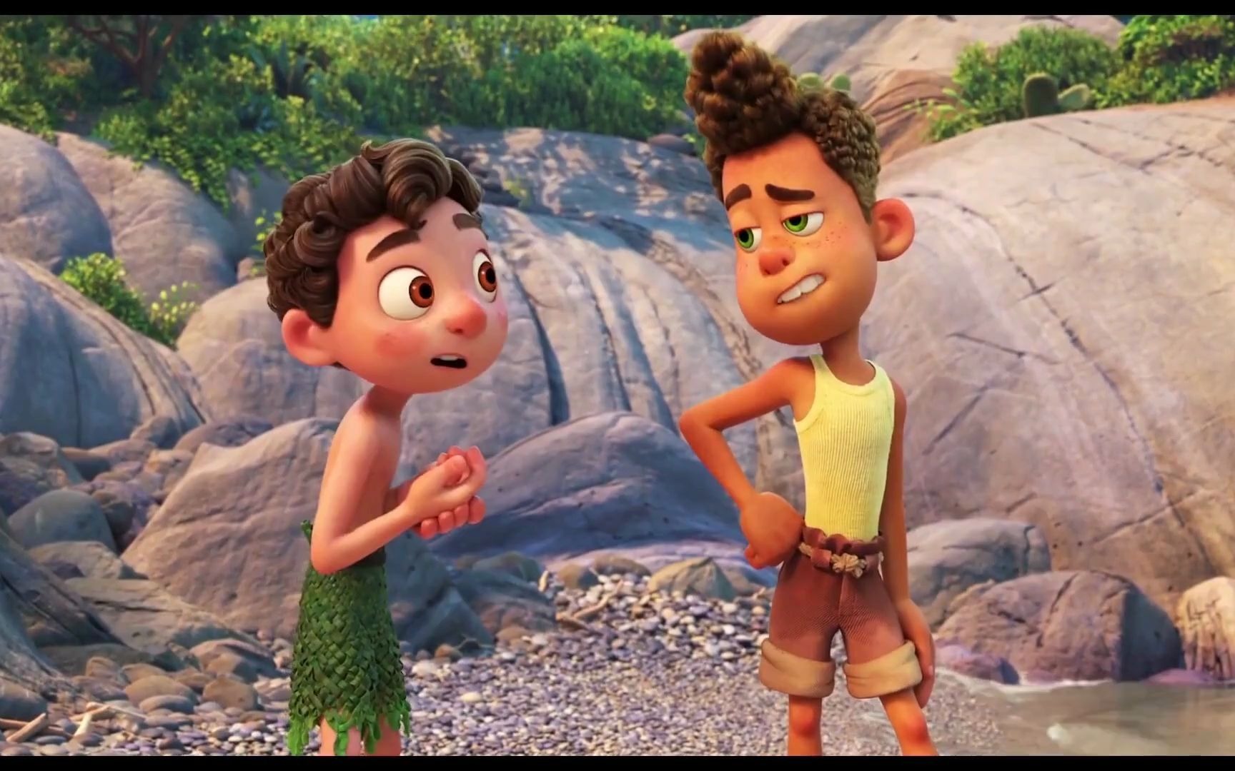 Two official clips from Pixar’s original animated film “Luca” have been ...