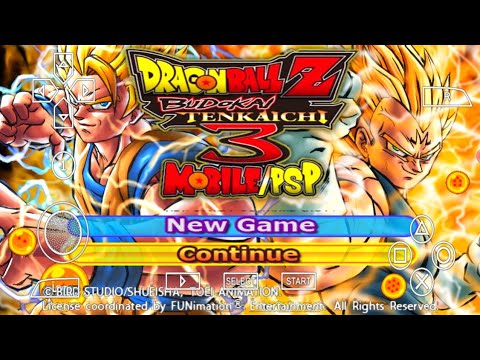 Jogo ppsspp dragon ball z budokai tenkaichi 3