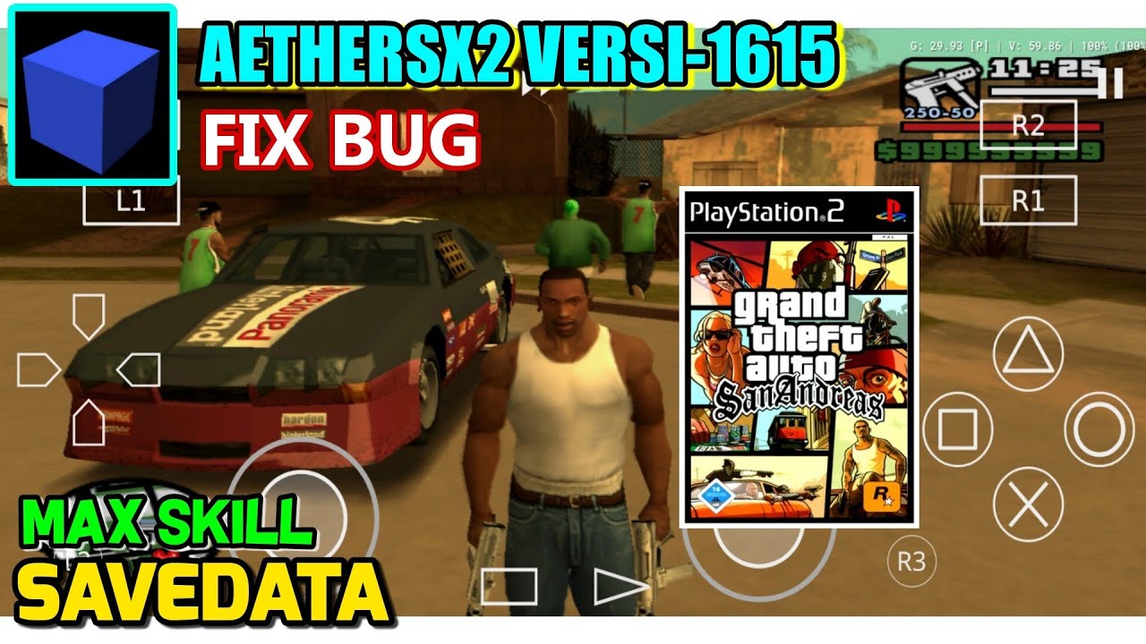 AetherSX2) does anyone know a patch code for gta san andreas to