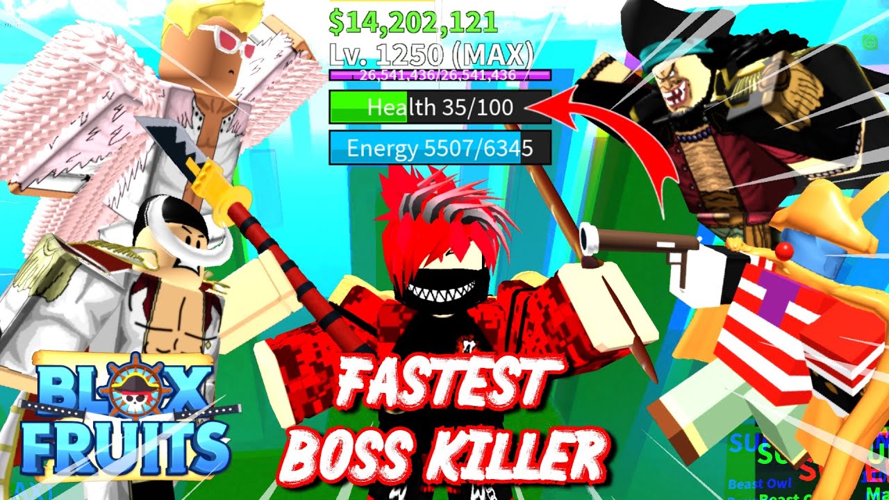 Blox Fruit Bosses Vs One Piece Characters 😈 [ Part. 2] - BiliBili