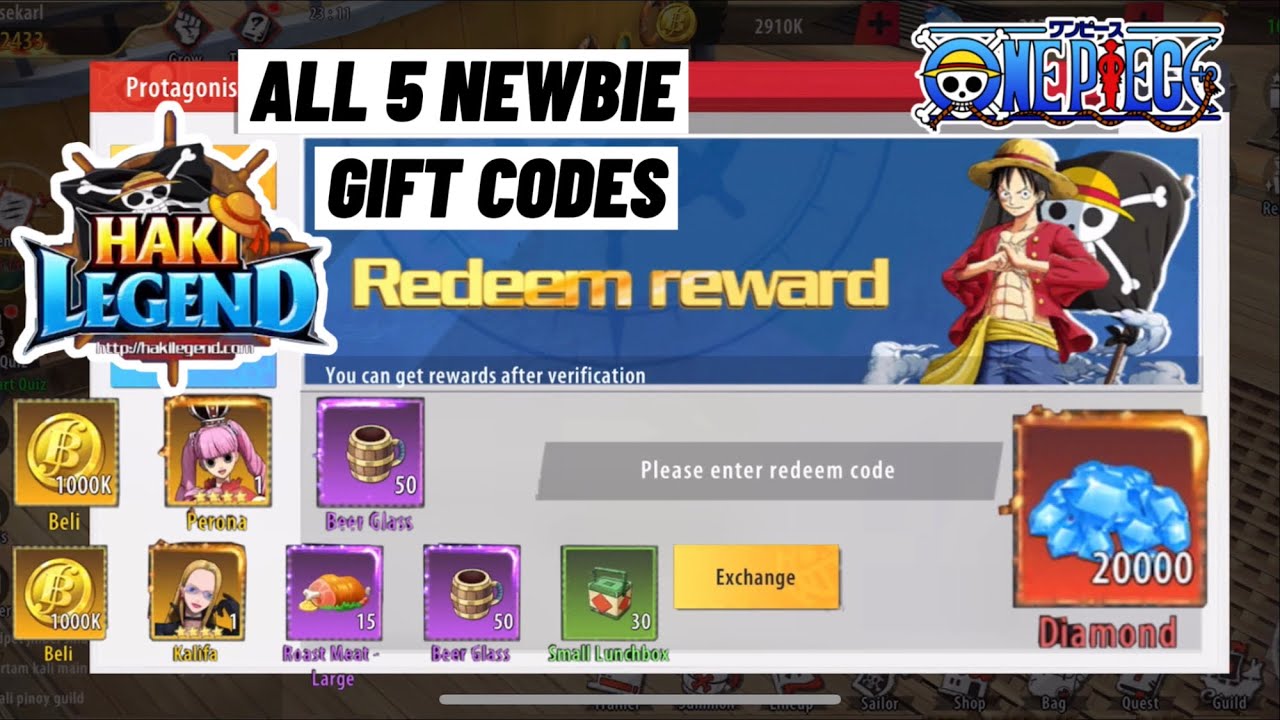 Haki Legend Redeem Codes 2023