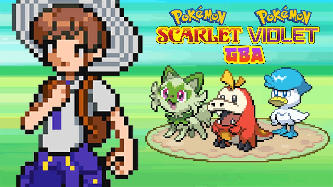 New Pokemon GBA Rom Hack 2022 With Gen 9 Stater, Pokemon Scarlet And Violet  GBA - BiliBili