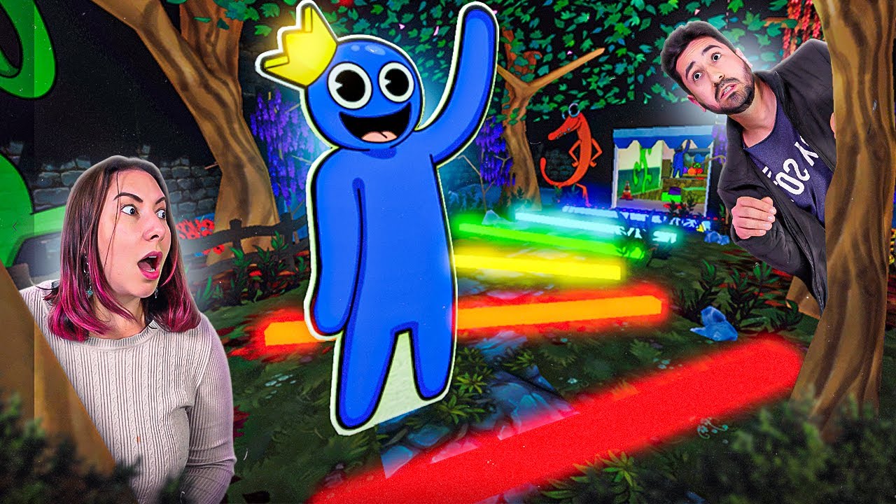 ESCAPE DA ESCOLA DO AZUL BABÃO NO ROBLOX!! (Rainbow Friends) 