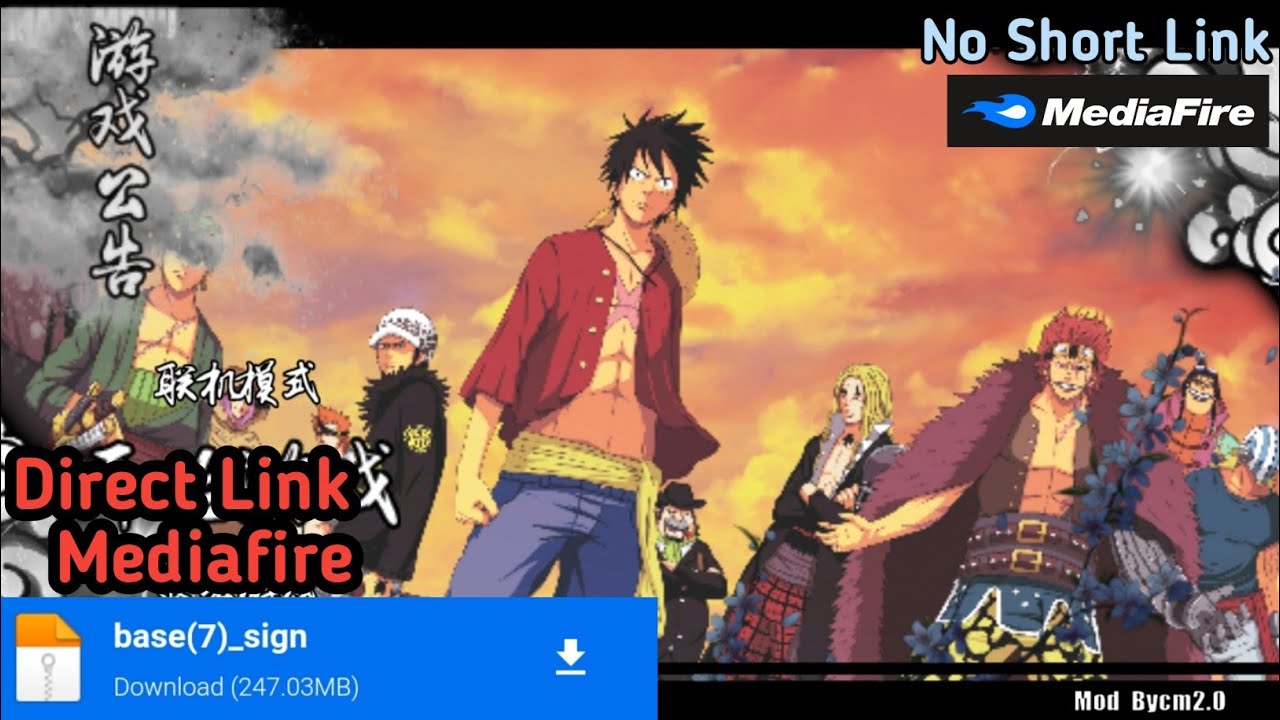 ONE PIECE MUGEN V7 - 130+ Characters (PC & Android) [DOWNLOAD] 