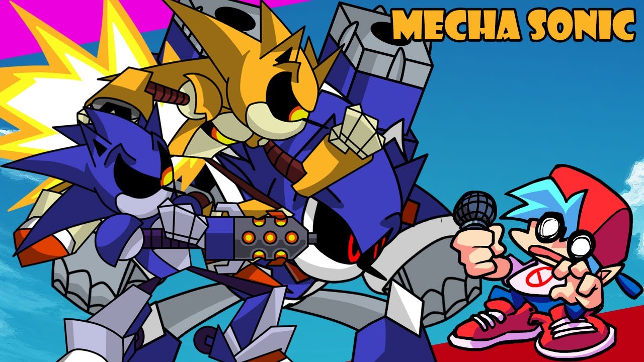 Friday Night Funkin' VS Mecha Sonic FULL WEEK & Cutscenes